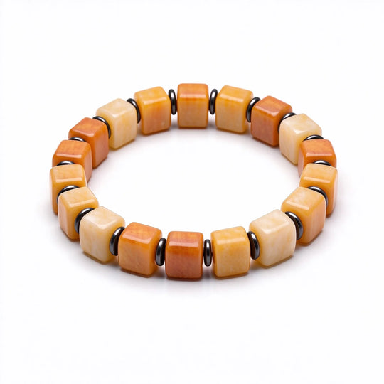 The Horizon — Yellow Jade Bracelet (8mm)