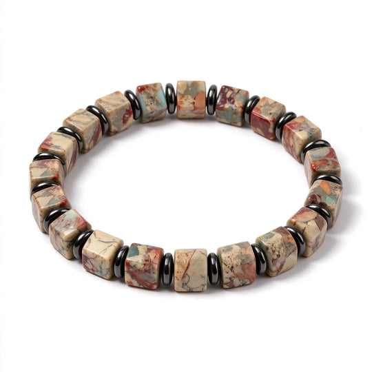 The Cairn — Shoushan Stone Bracelet (6mm)