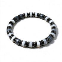 The Ash — Gray Agate Bracelet (6mm)