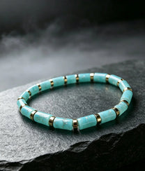 The Trail — African Turquoise Bracelet (4mm)
