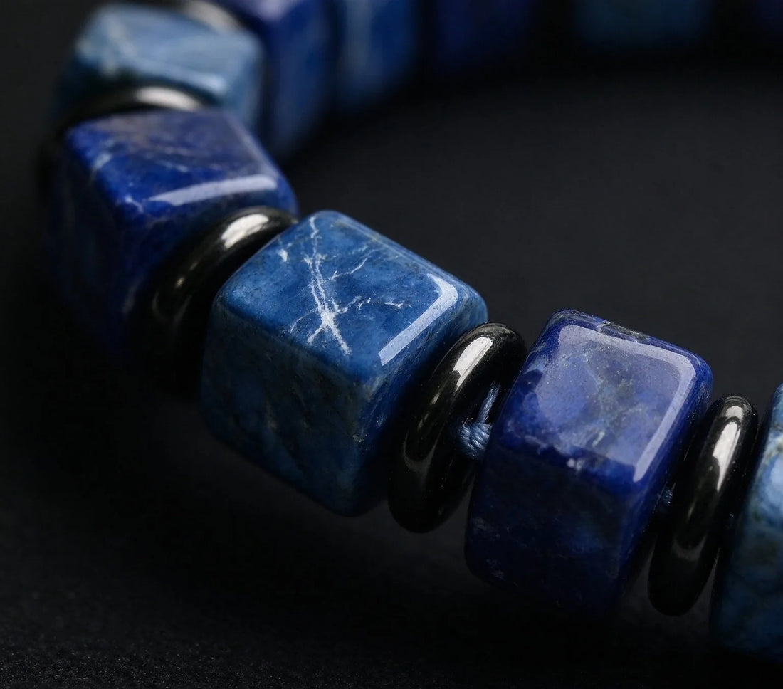 The Ocean — Blue Emperor Jasper Bracelet (6mm)