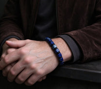 The Ocean — Blue Emperor Jasper Bracelet (6mm)