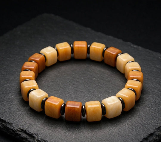 The Horizon — Yellow Jade Bracelet (8mm)