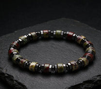 The Ember — Dragon Blood Jasper Bracelet (4mm)