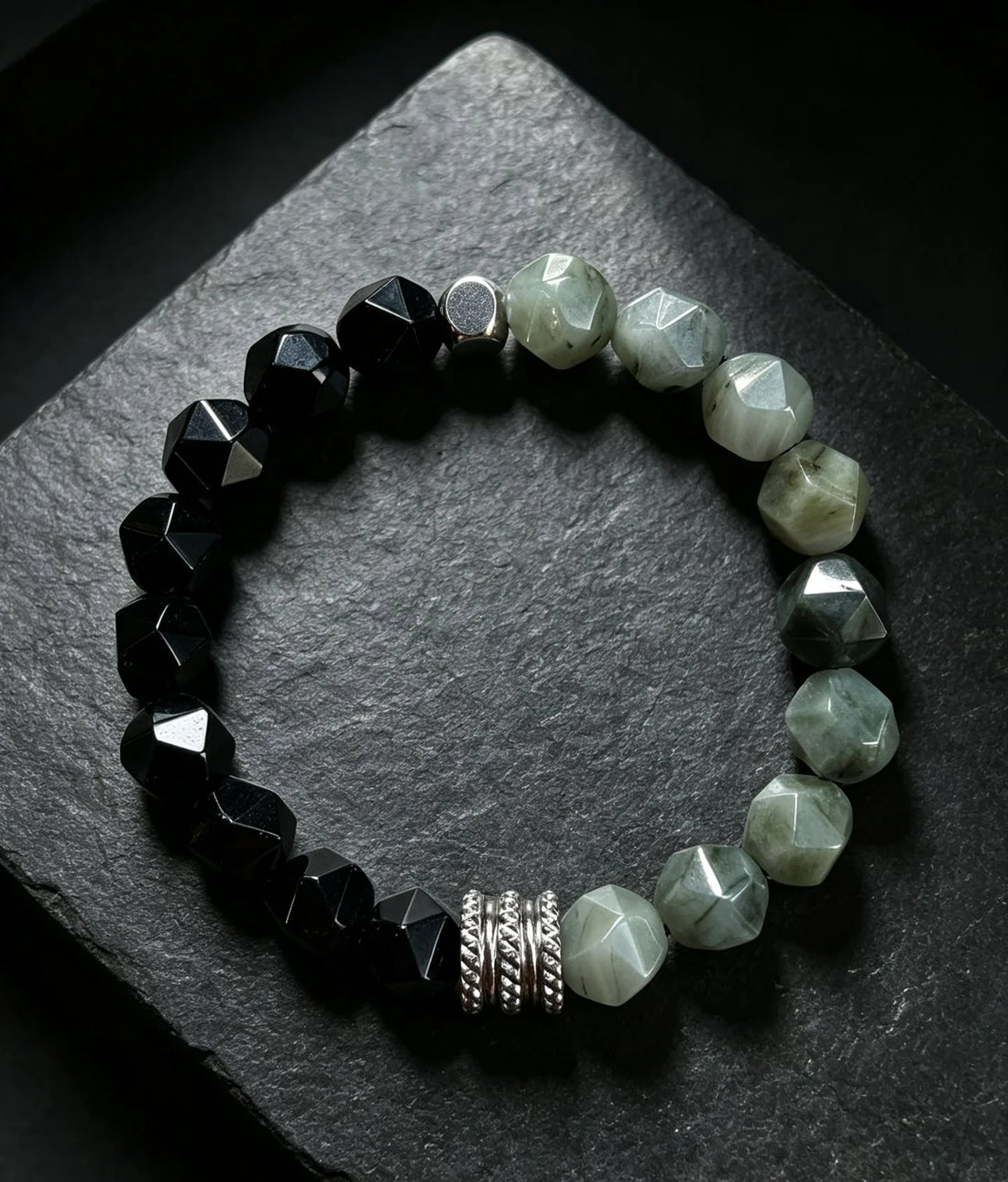 The Thicket — Moss Agate Bracelet (10mm)