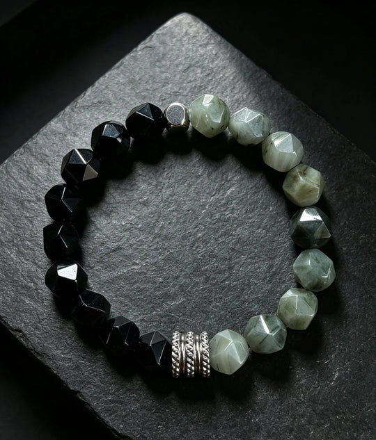 The Thicket — Moss Agate Bracelet (10mm)