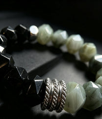 The Thicket — Moss Agate Bracelet (10mm)