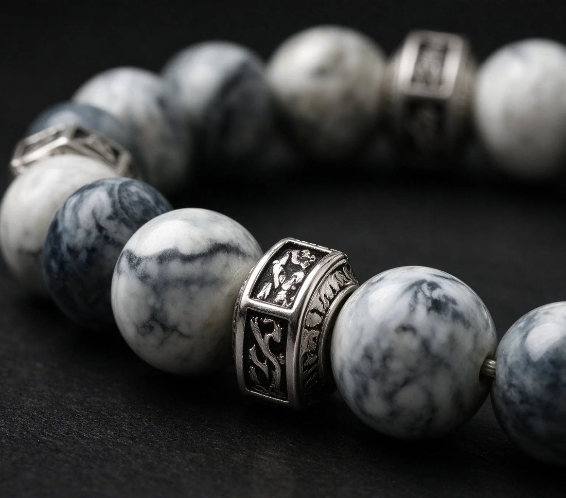 The Canyon — Picture Jasper Bracelet (11mm)