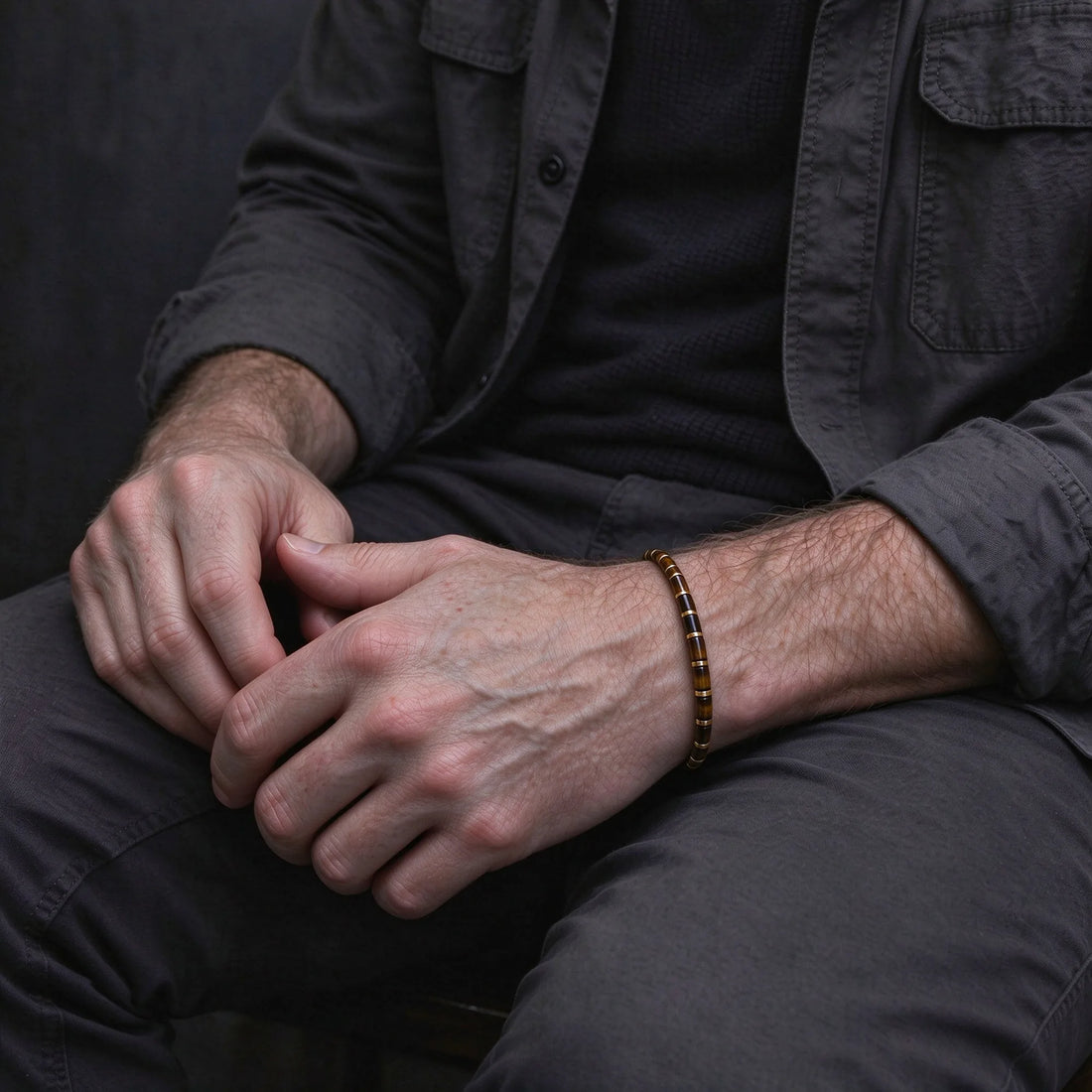 The Beacon — Tiger's Eye Bracelet (4mm)