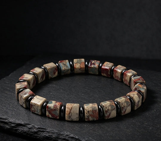 The Cairn — Shoushan Stone Bracelet (6mm)