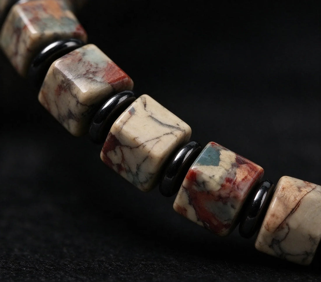 The Cairn — Shoushan Stone Bracelet (6mm)