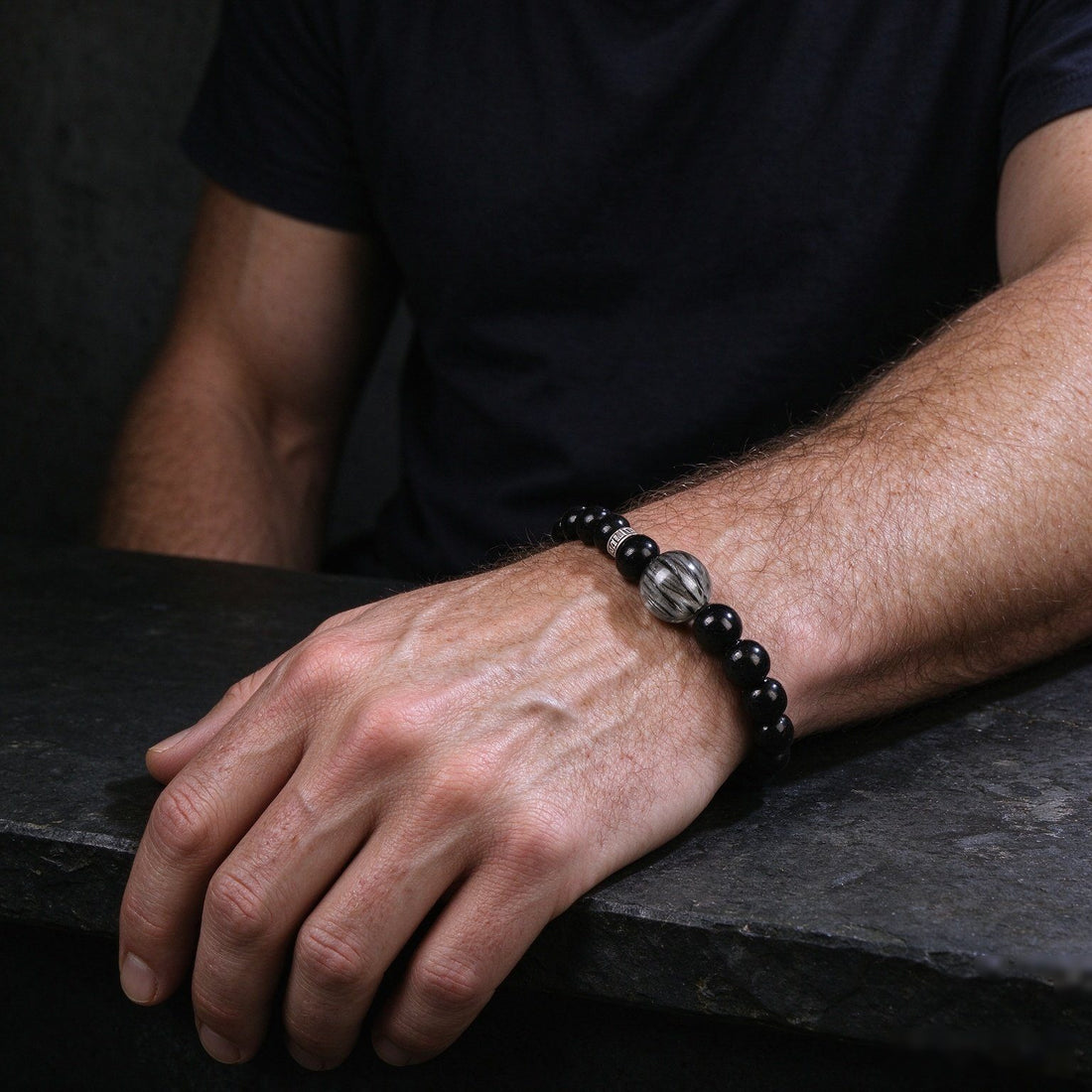 Labradorite bracelet, 8mm