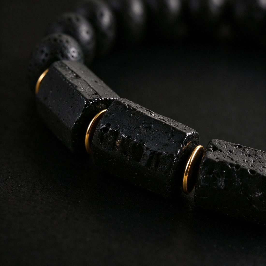 Obsidian bracelet