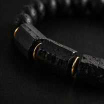 Obsidian bracelet