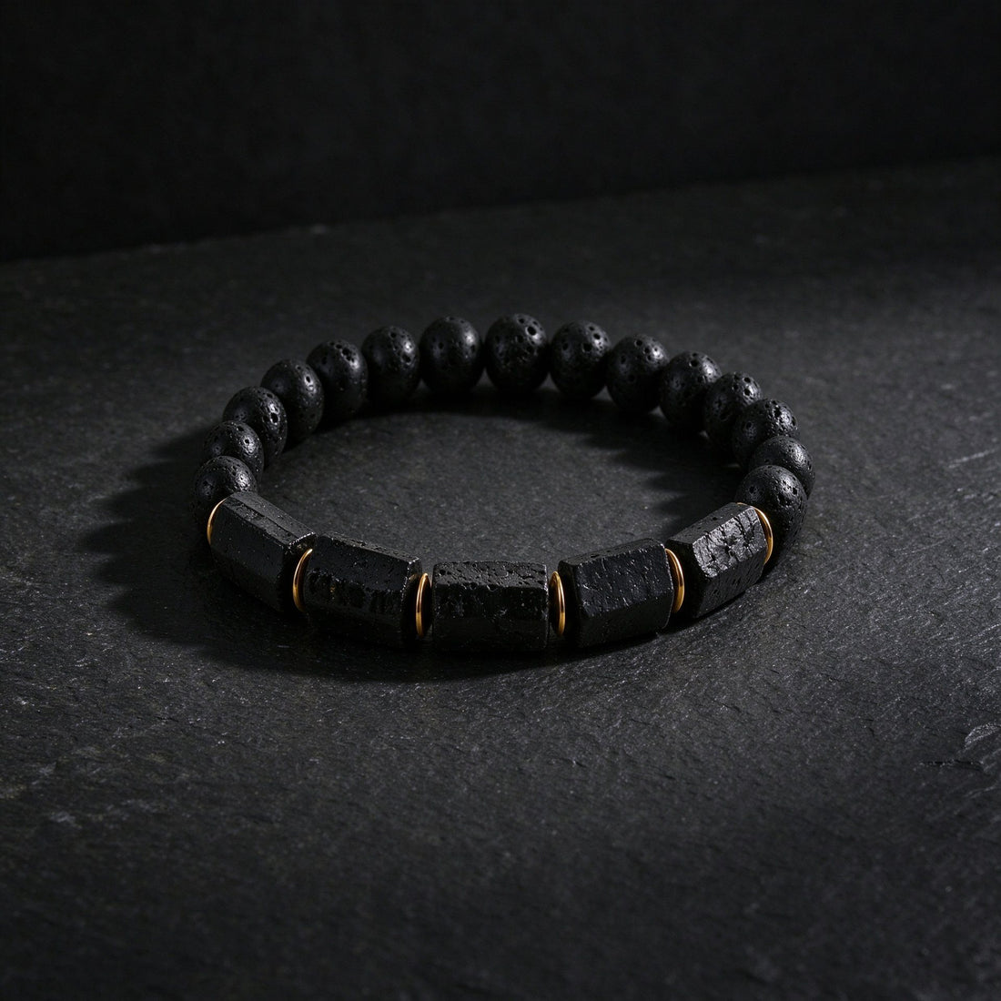 Obsidian bracelet