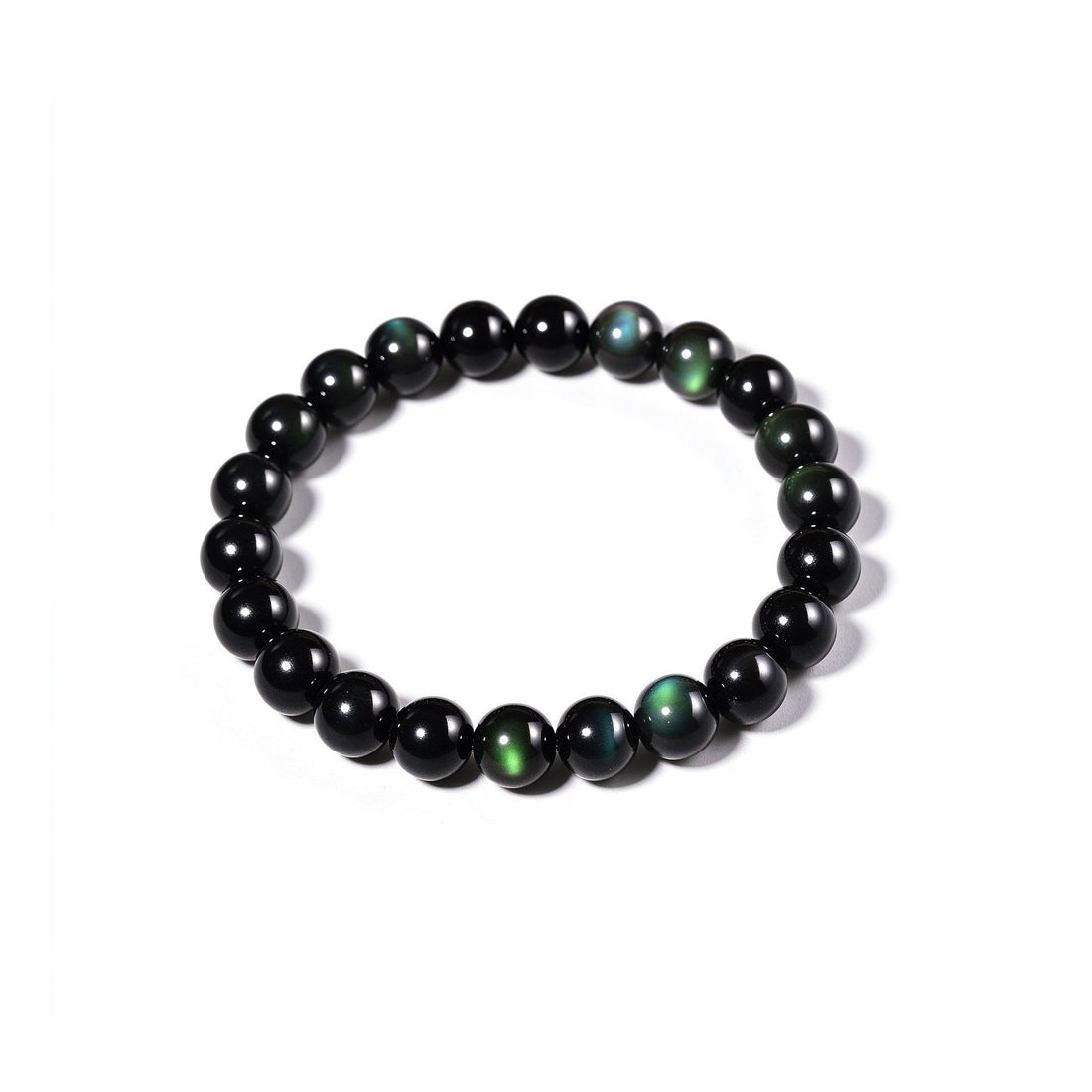 Obsidian bracelet, 10mm