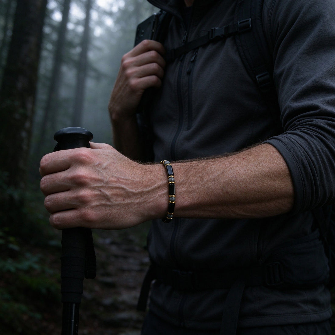 Black Tourmaline bracelet, 8mm