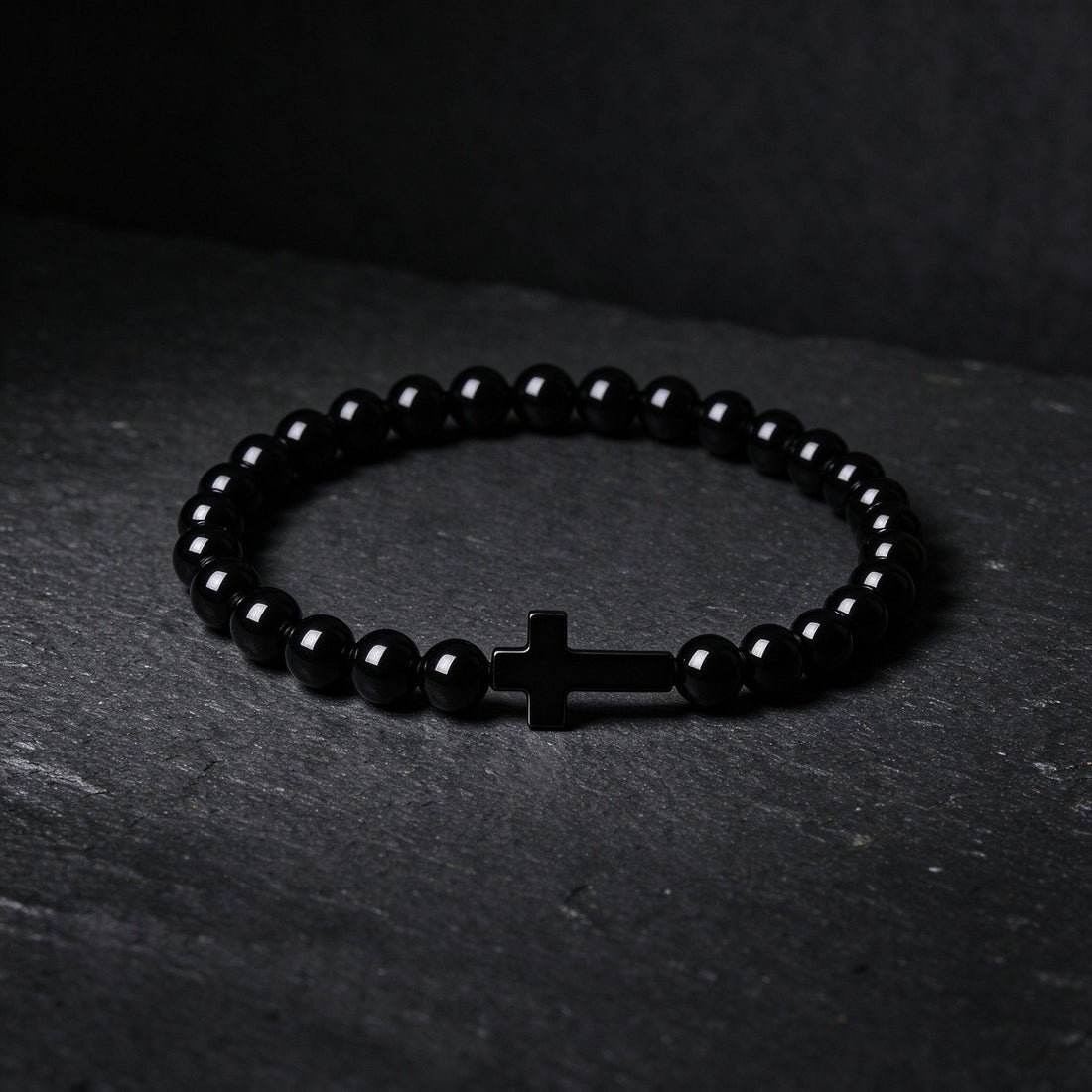 Black Tourmaline bracelet, 8mm