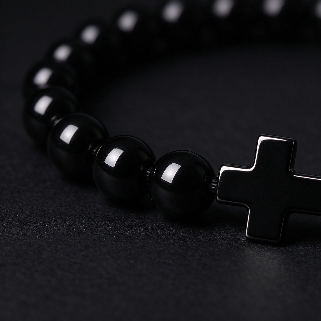Black Tourmaline bracelet, 8mm