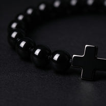 Black Tourmaline bracelet, 8mm