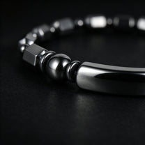 Black Onyx bracelet, 4mm