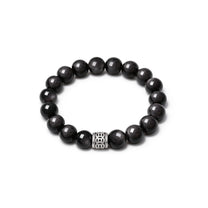 Obsidian bracelet, 10mm