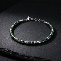 Silver Obsidian bracelet, 8mm