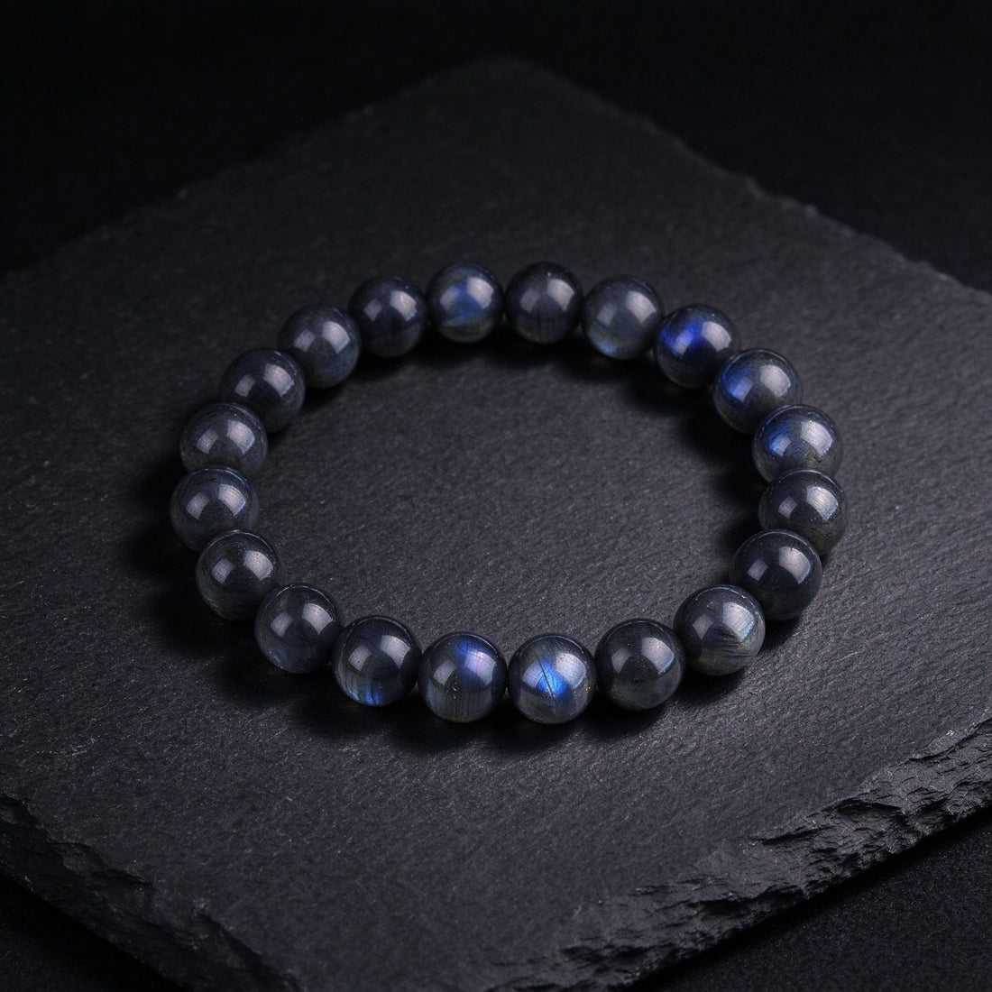 Black Onyx bracelet, 4mm