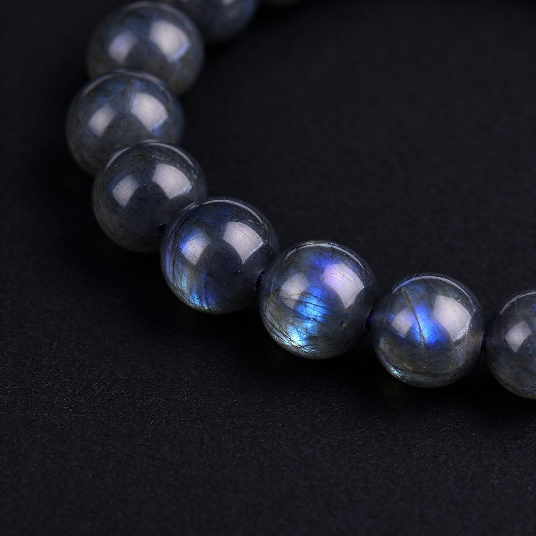 Black Onyx bracelet, 4mm